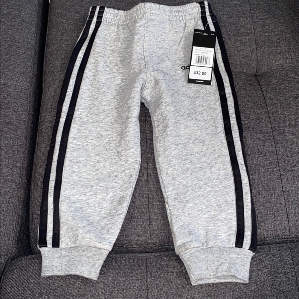 2T adidas sweatpants, brand new with tags.